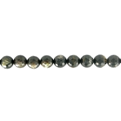 141150103020 Rang de collier boules, mica Muscovite (stab.), facettes, 10mm | Marco Schreier