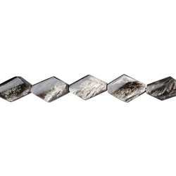 141150206020 Strang Rhombus, Muskovit-Glimmer (stab.), 33 x 22mm | Marco Schreier