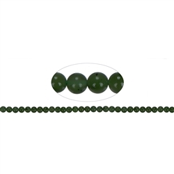 141160100521 Rang de collier boules, Néphrite A, 06mm | Marco Schreier