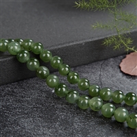 Strand of beads, Nephrite A, 08mm (39cm)