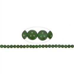 141160100721 Rang de collier boules, Néphrite A, 08mm (39cm) | Marco Schreier