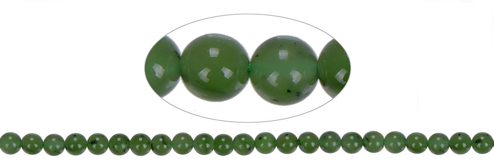 Filo di perle, nefrite A, 08 mm (39 cm)