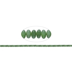 141160314720 Rang de collier, Néphrite Jade, 04 x 06mm | Marco Schreier