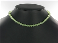 Strand of beads, Prehnite A, faceted, 06mm
