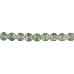 141230101721 Rang de collier boules, prehnite A, facetté, 06mm | Marco Schreier