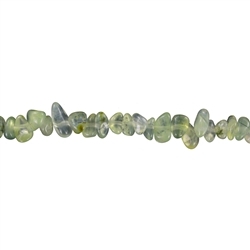 141230610520 Rang de collier éclat, prehnite, 02-04 x 05-10mm (88cm) | Marco Schreier