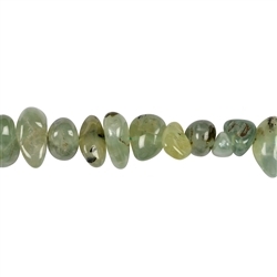 141230622920 Rang de collier de pierres roulées, prehnite, 08-12 x 13-22mm | Marco Schreier