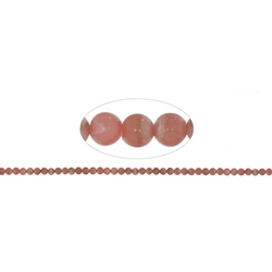 141300100220 Rang de collier boules, rhodochrosite, 03mm | Marco Schreier