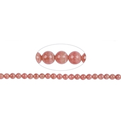 141300106523 Rang de collier boules, rhodochrosite extra, 06-07mm (39cm) | Marco Schreier