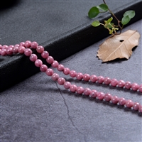 Strand of beads, Rhodonite A, 04mm