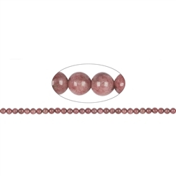 141310100520 Rang de collier boules, Rhodonite, 06mm | Marco Schreier