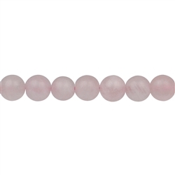 141330100910 Strand of beads, Rose Quartz, matt, 10mm (39 cm) | Marco Schreier