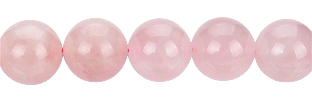 Filo di perline, quarzo rosa, 16 mm