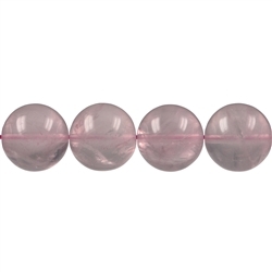 141330104621 Rang de collier boules, Quartz rose A, 15-16mm | Marco Schreier