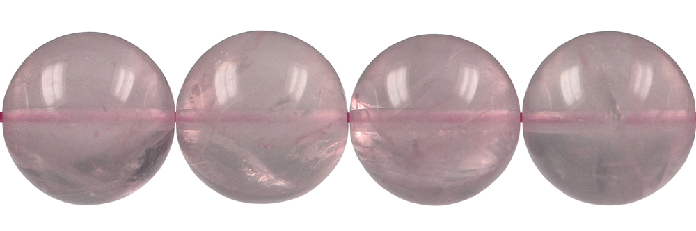 Filo di perline, quarzo rosa A, 15-16 mm