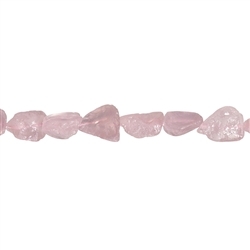 141330602200 Rang de collier Nugget, Quartz rose, brut de polissage, 12 - 15mm | Marco Schreier