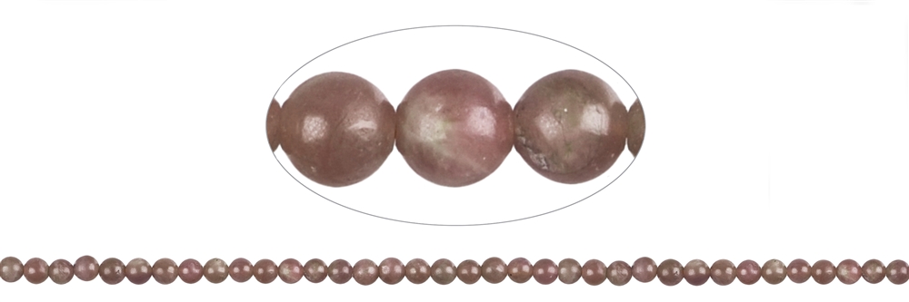Strand balls, Ruby B, 04mm