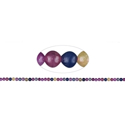 141350100321 Strand Beads, Sapphire/Ruby, 04mm | wholesaler gems, healing stones & jewelry