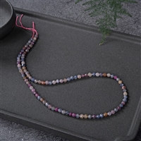 Strand of beads, Sapphire/Ruby, 04mm (39cm)