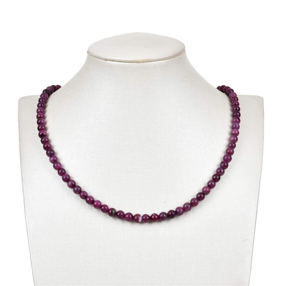 String Beads, Ruby A, 05,5-06 mm (39cm)