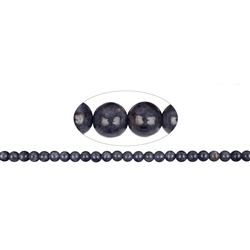 141370106621 Rang de collier boules, Saphir, 07 - 08mm (38cm) | Marco Schreier