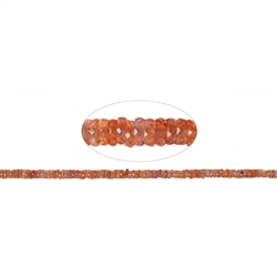 141370322523 Rang de collier Roundell, Saphir (orange), facetté, 01 x 03-05mm | Marco Schreier