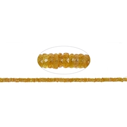 141370322524 Rang de collier Roundell, Saphir (jaune), facetté, 01 x 03-05mm | Marco Schreier