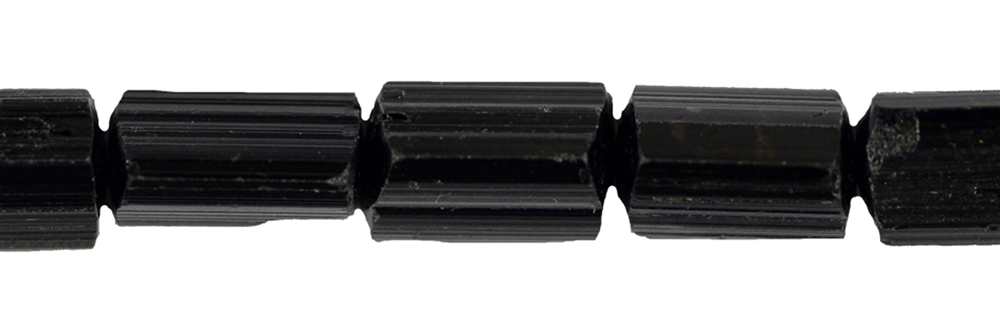 Strand of crystals, Tourmaline (black) AA (stab.), 16-19 x 09-11mm
