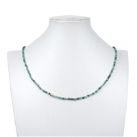 Strand of beads, emerald, 03mm (38cm)