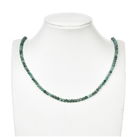 strand of beads, emerald, faceted, 04mm (39cm)