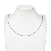 Filo di perline, smeraldo, sfaccettato, 02,5-03,0 mm