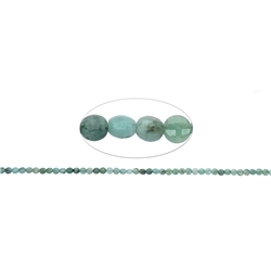 141440324020 strand disc/coin, emerald, faceted, 04mm (39cm) | gems, healing stones & jewelry