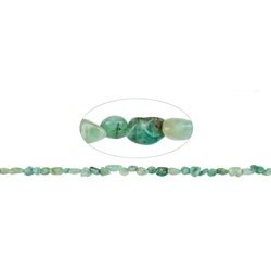 141440627623 Strand Nuggets, Emerald, 06-11 x 06mm (39cm) | wholesaler gems & healing stones