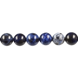 141460101020 Strand of beads, Sodalite, 12mm | wholesaler gems, healing stones & jewelry