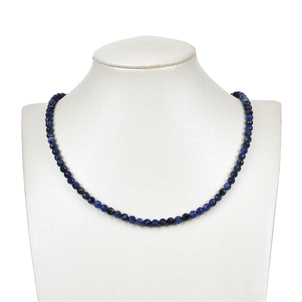 String Beads, Sodalite A, faceted, 05mm