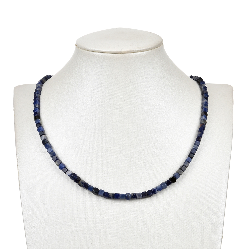 Strand of cubes, Sodalite, 04 mm (39cm)