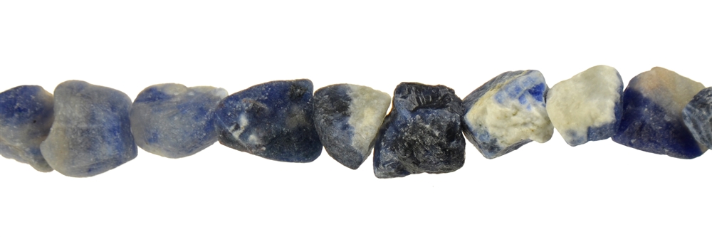 strand nuggets, Sodalite, rough polished, 12 - 15mm