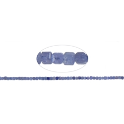 141520210121 Strang Würfel, Tansanit, 03 x 03 x 03mm, facettiert | Marco Schreier
