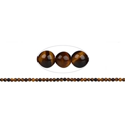 141530100520 Rang de collier boules, Oeil-de-tigre, 06mm | Marco Schreier