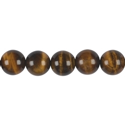 141530101120 Rang de collier boules, Oeil-de-tigre, 14mm | Marco Schreier