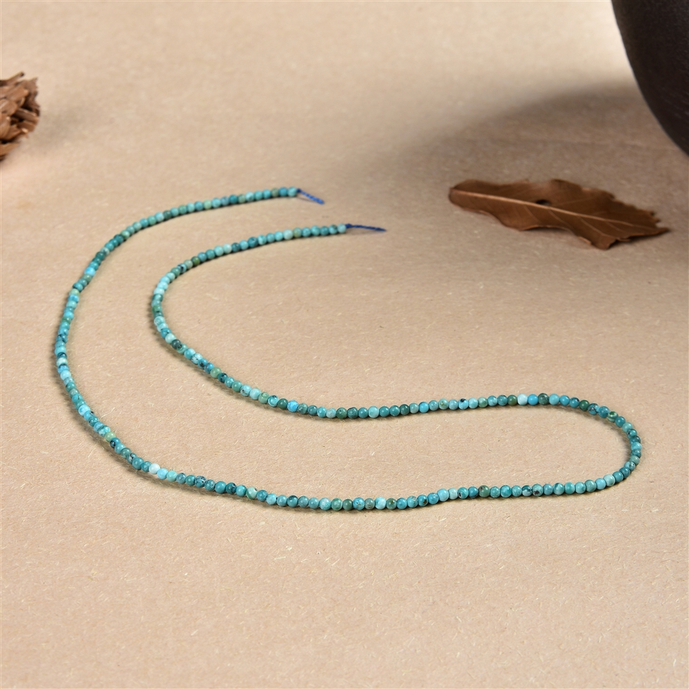 Rang de collier, Turquoise (stab.), 02mm