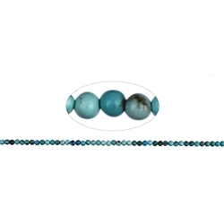 141550100120 Rang de collier, Turquoise (stab.), 02mm | Marco Schreier