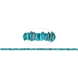 141550623821 Rang de collier, Turquoise AA (tige), 01-02 x 03-04mm | Marco Schreier