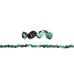 141550629421 Rang de collier Nuggets, Turquoise (stab.) 06-07mm (42cm) | Marco Schreier