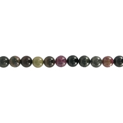 141560100820 Rang de collier boules, Tourmaline (polychrome), 09mm | Marco Schreier