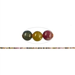 141560108322 Rang de collier boules, Tourmaline (polychrome) A-/B+, 02,25mm | Marco Schreier