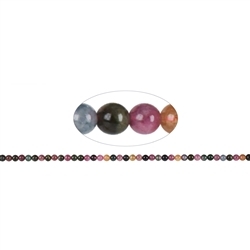 141560112721 Rang de collier boules, Tourmaline (polychrome), 05,5mm | Marco Schreier