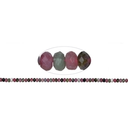 141560316720 Rang de collier, Tourmaline (polychrome), facettes, 04 x 06mm | Marco Schreier