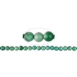 141600100920 Rang de collier boules, Variscite AA (stab.), 10mm | Marco Schreier