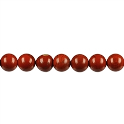 141650100920 Rang de collier boules, Jaspe (rouge), 10mm | Marco Schreier